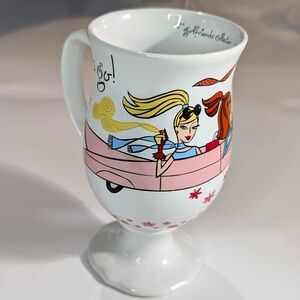 Mary Kay The Girlfriends Collection footed 10oz ceramic collectible coffee‎ mug